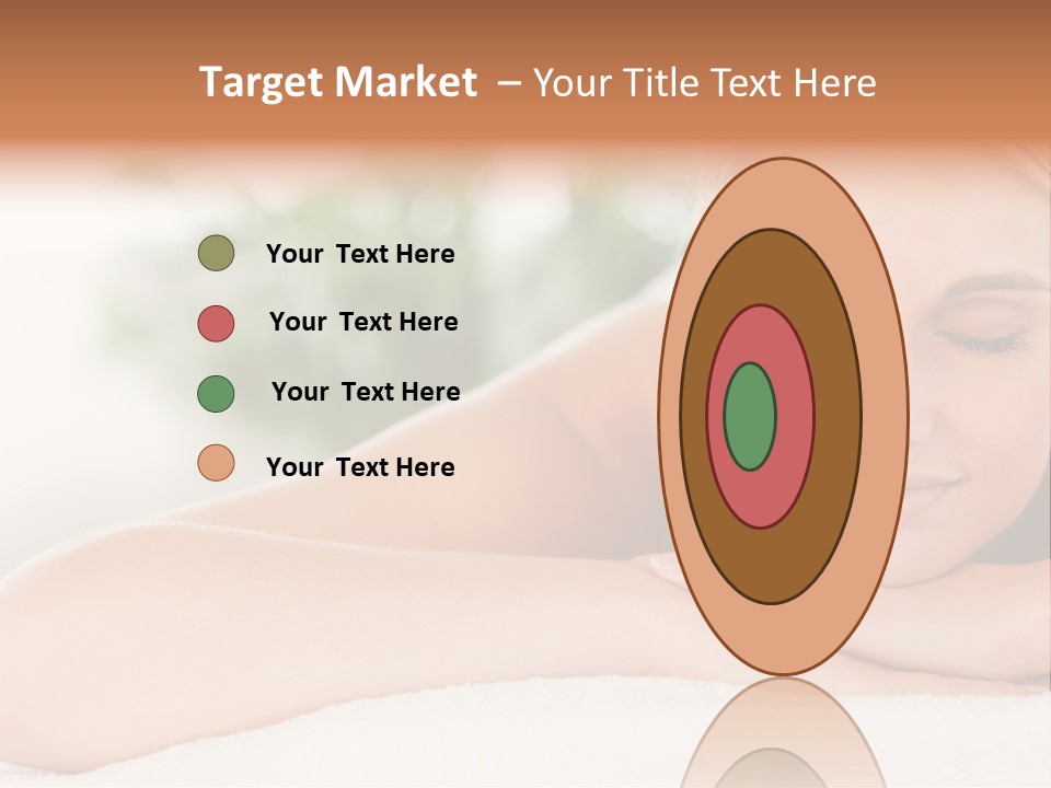 A Woman Getting A Massage At A Spa PowerPoint Template