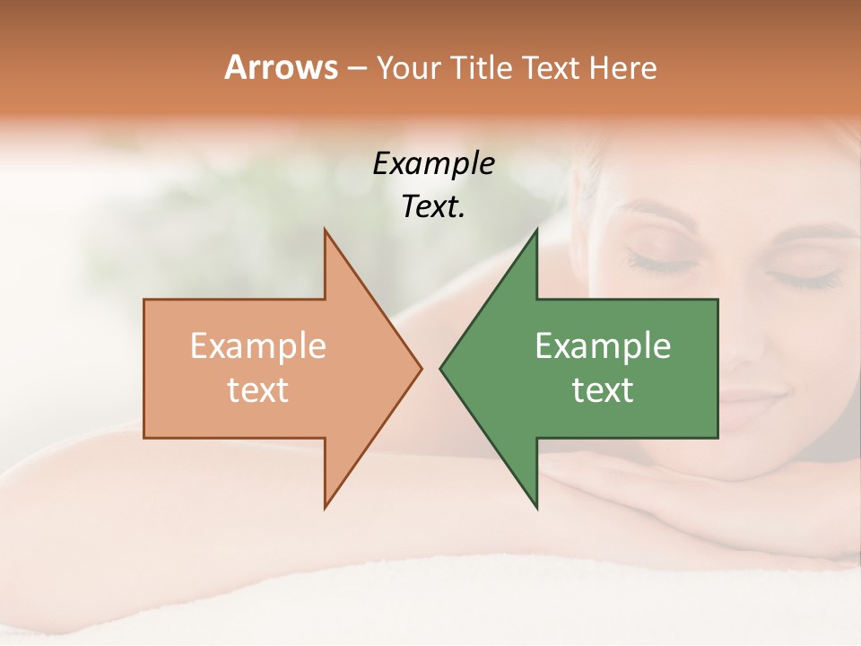 A Woman Getting A Massage At A Spa PowerPoint Template