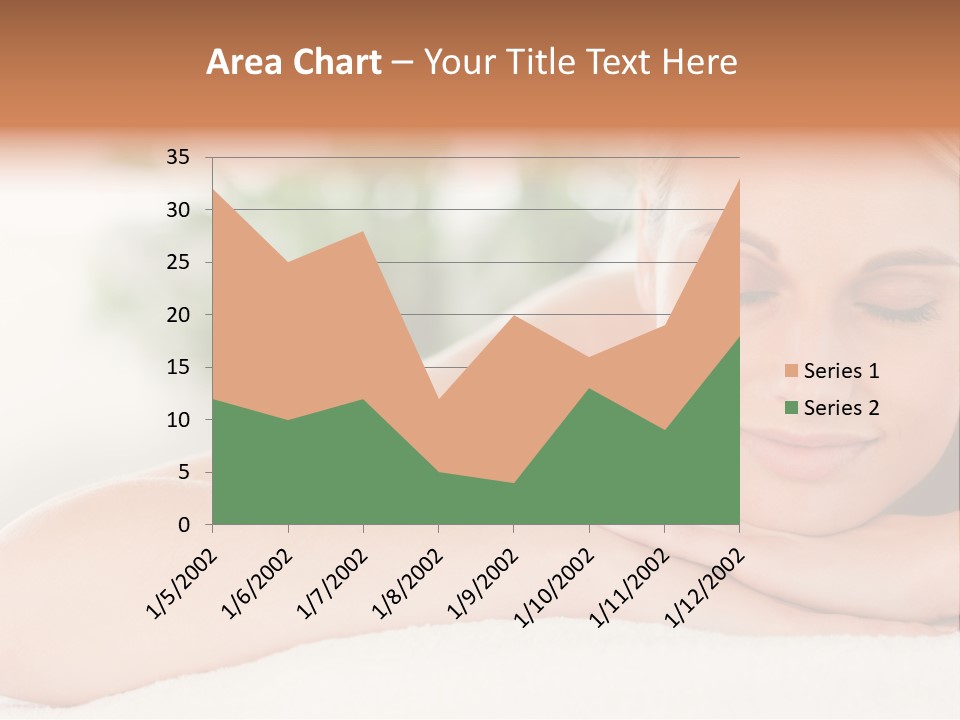 A Woman Getting A Massage At A Spa PowerPoint Template