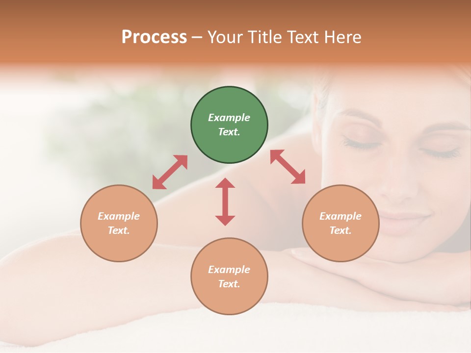A Woman Getting A Massage At A Spa PowerPoint Template