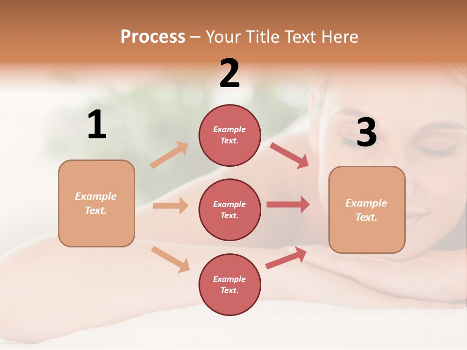 A Woman Getting A Massage At A Spa PowerPoint Template