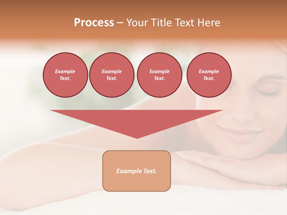 A Woman Getting A Massage At A Spa PowerPoint Template