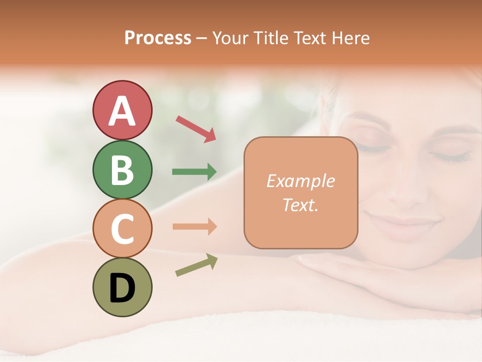 A Woman Getting A Massage At A Spa PowerPoint Template