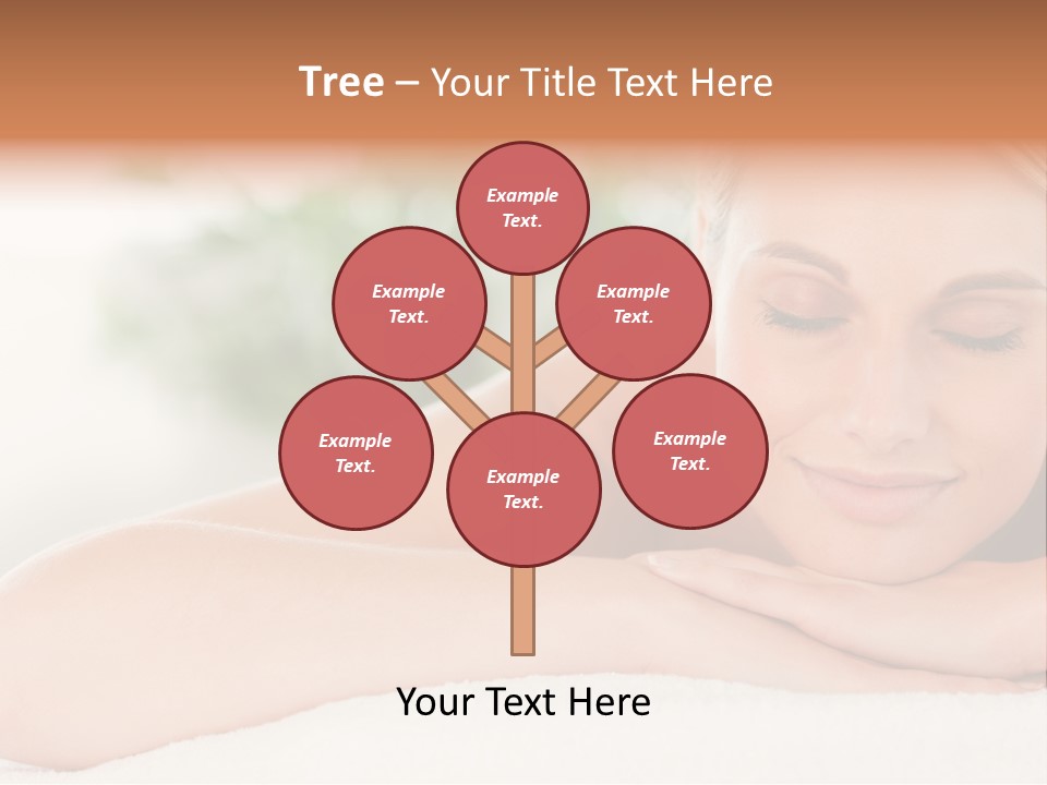 A Woman Getting A Massage At A Spa PowerPoint Template