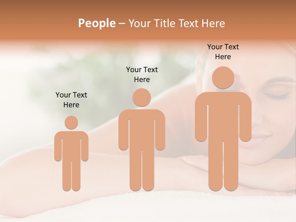 A Woman Getting A Massage At A Spa PowerPoint Template