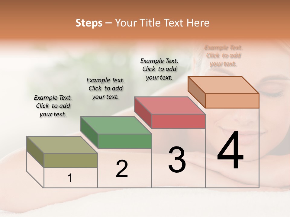 A Woman Getting A Massage At A Spa PowerPoint Template