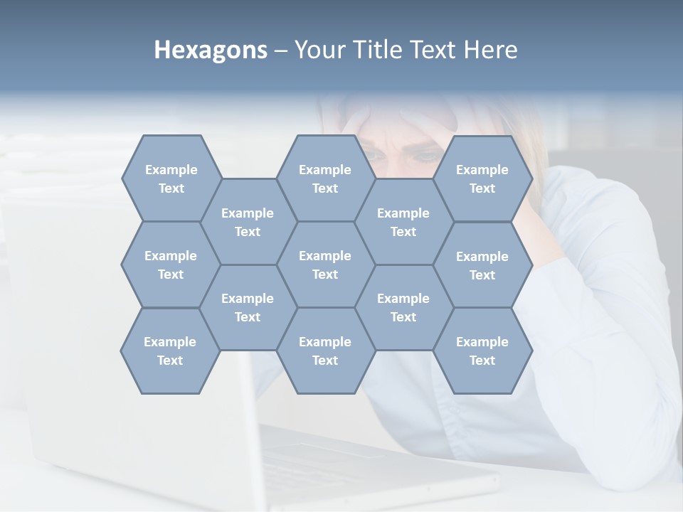 Youth Attractive Businesswoman PowerPoint Template