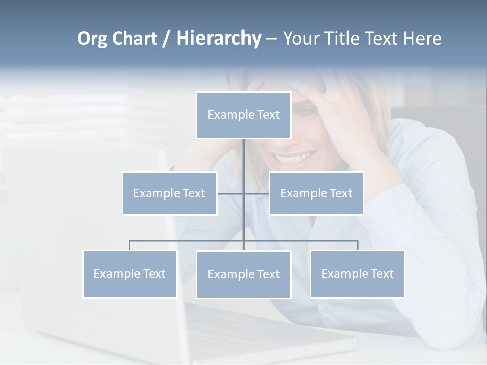 Youth Attractive Businesswoman PowerPoint Template
