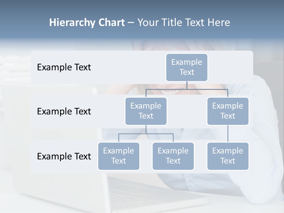 Youth Attractive Businesswoman PowerPoint Template