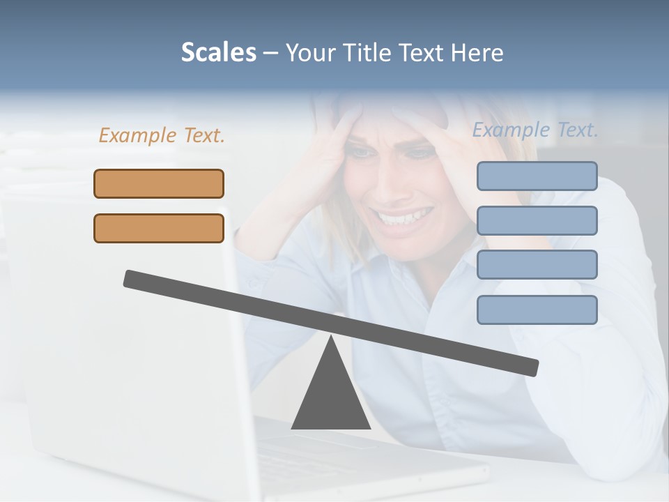 Youth Attractive Businesswoman PowerPoint Template