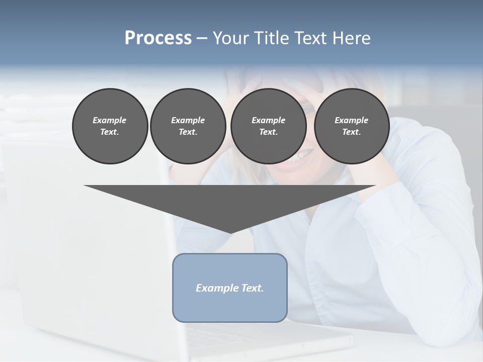 Youth Attractive Businesswoman PowerPoint Template