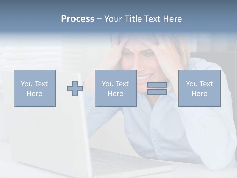 Youth Attractive Businesswoman PowerPoint Template