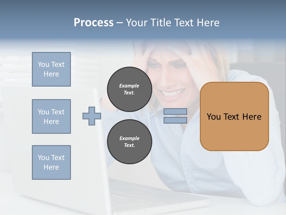 Youth Attractive Businesswoman PowerPoint Template