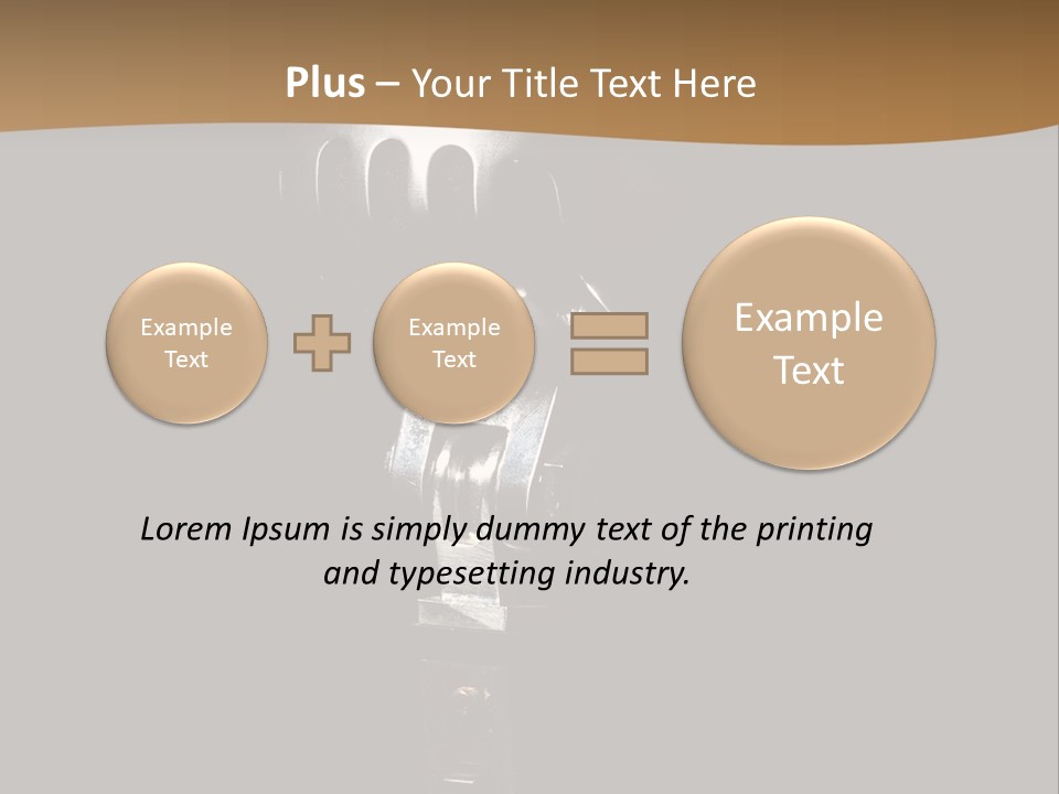 Mic Microphone Instrument PowerPoint Template