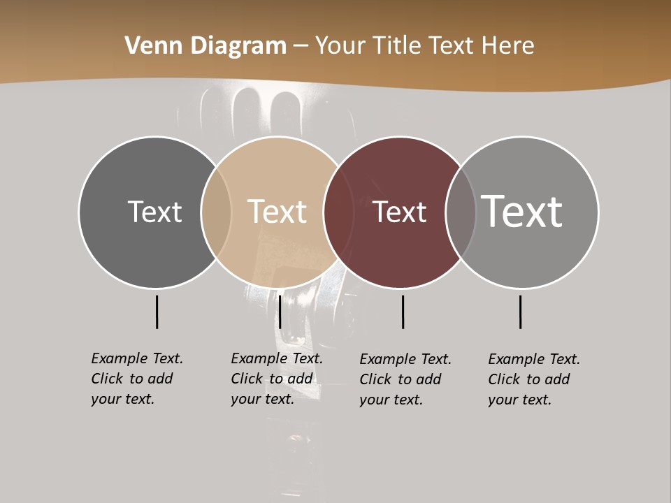 Mic Microphone Instrument PowerPoint Template