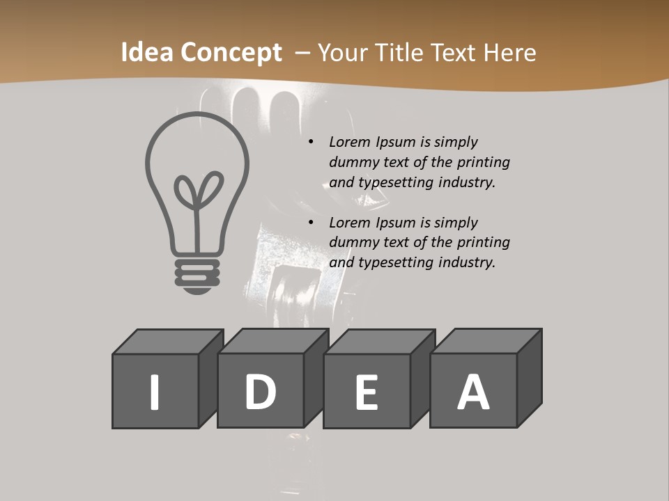 Mic Microphone Instrument PowerPoint Template