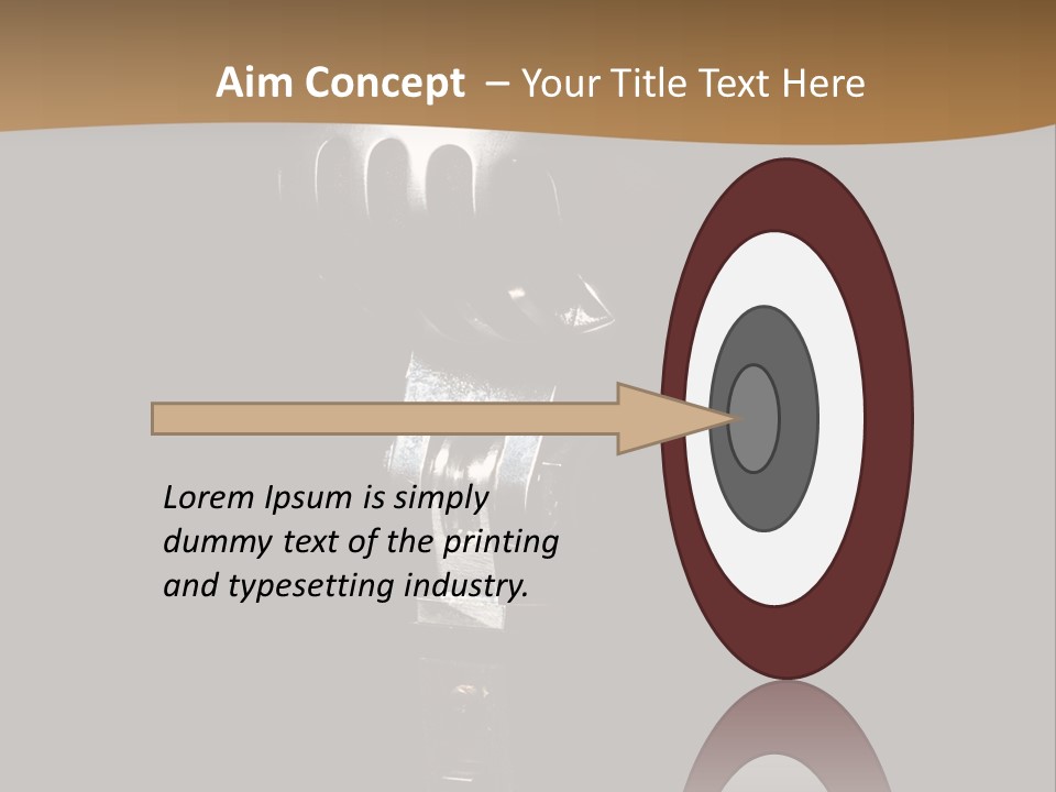 Mic Microphone Instrument PowerPoint Template