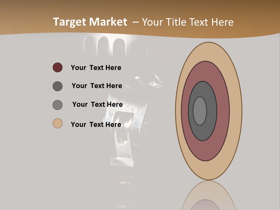 Mic Microphone Instrument PowerPoint Template