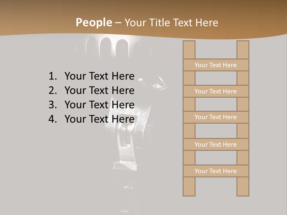 Mic Microphone Instrument PowerPoint Template