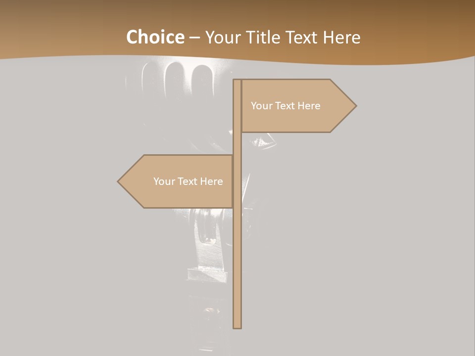 Mic Microphone Instrument PowerPoint Template