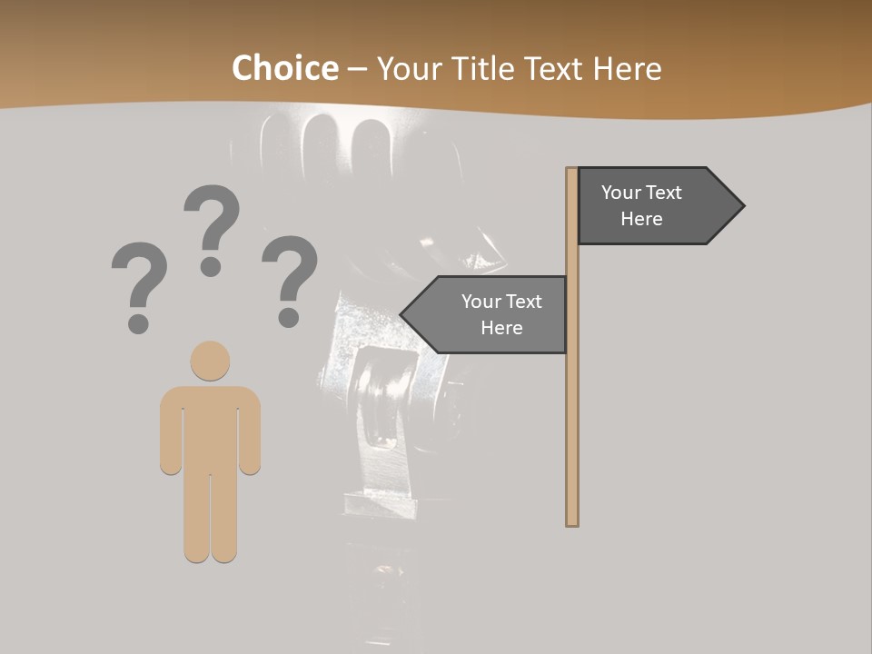 Mic Microphone Instrument PowerPoint Template