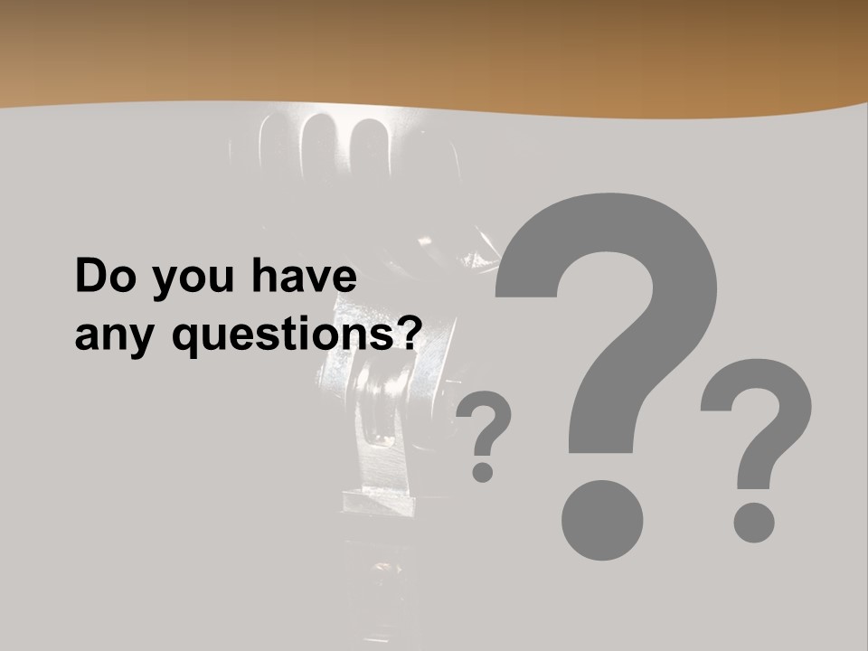 Mic Microphone Instrument PowerPoint Template