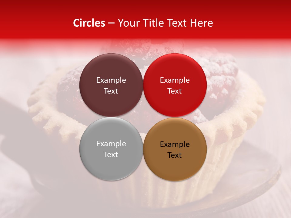 Tartlet Wooden Pastry PowerPoint Template