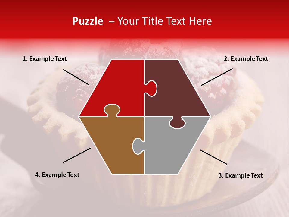 Tartlet Wooden Pastry PowerPoint Template