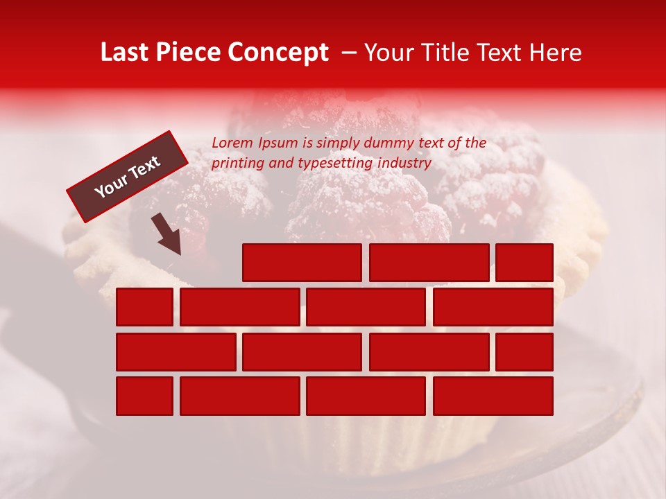 Tartlet Wooden Pastry PowerPoint Template