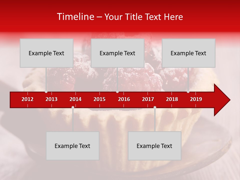 Tartlet Wooden Pastry PowerPoint Template