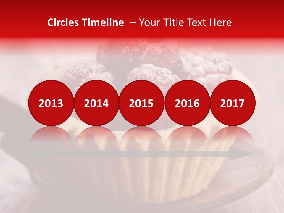 Tartlet Wooden Pastry PowerPoint Template