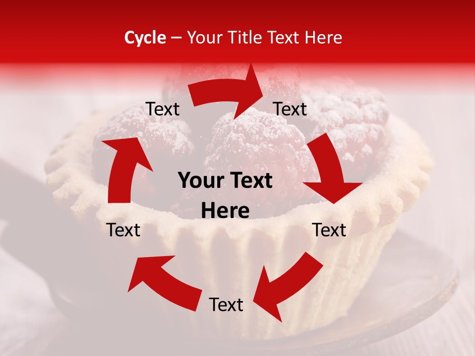Tartlet Wooden Pastry PowerPoint Template