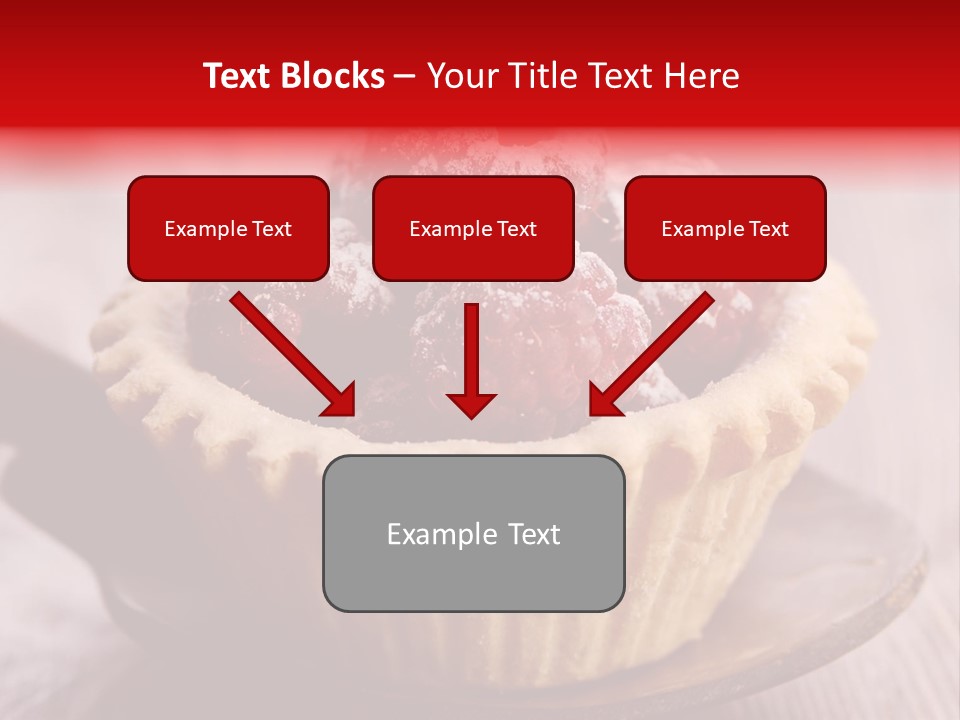 Tartlet Wooden Pastry PowerPoint Template
