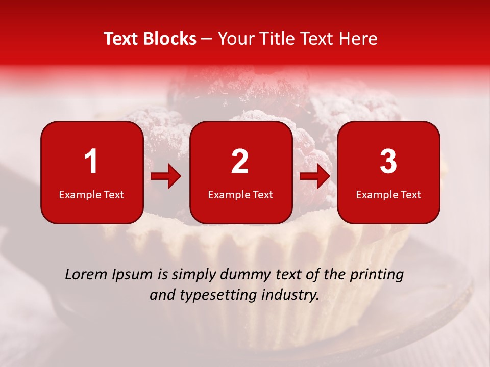 Tartlet Wooden Pastry PowerPoint Template