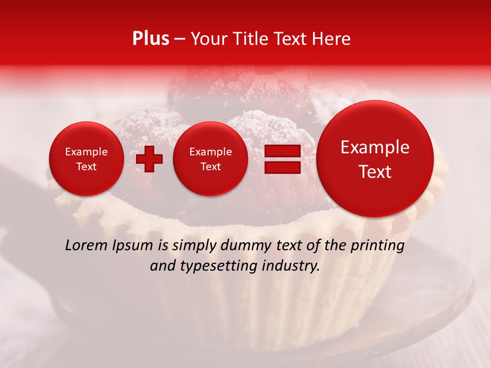 Tartlet Wooden Pastry PowerPoint Template
