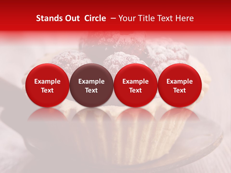 Tartlet Wooden Pastry PowerPoint Template