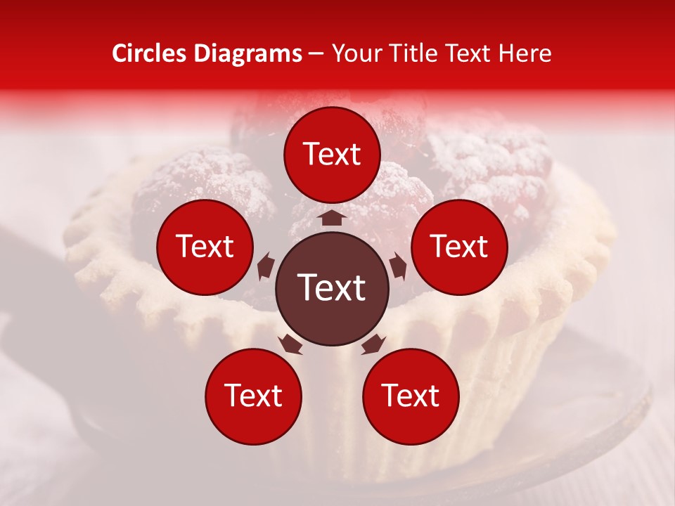 Tartlet Wooden Pastry PowerPoint Template