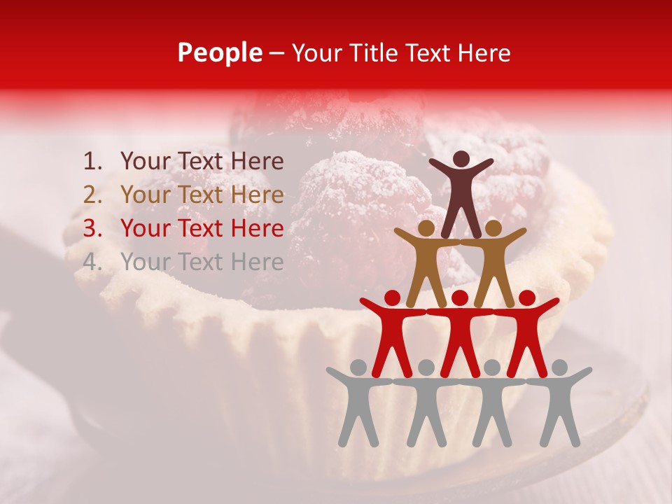 Tartlet Wooden Pastry PowerPoint Template