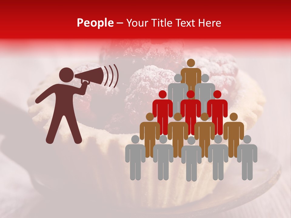 Tartlet Wooden Pastry PowerPoint Template