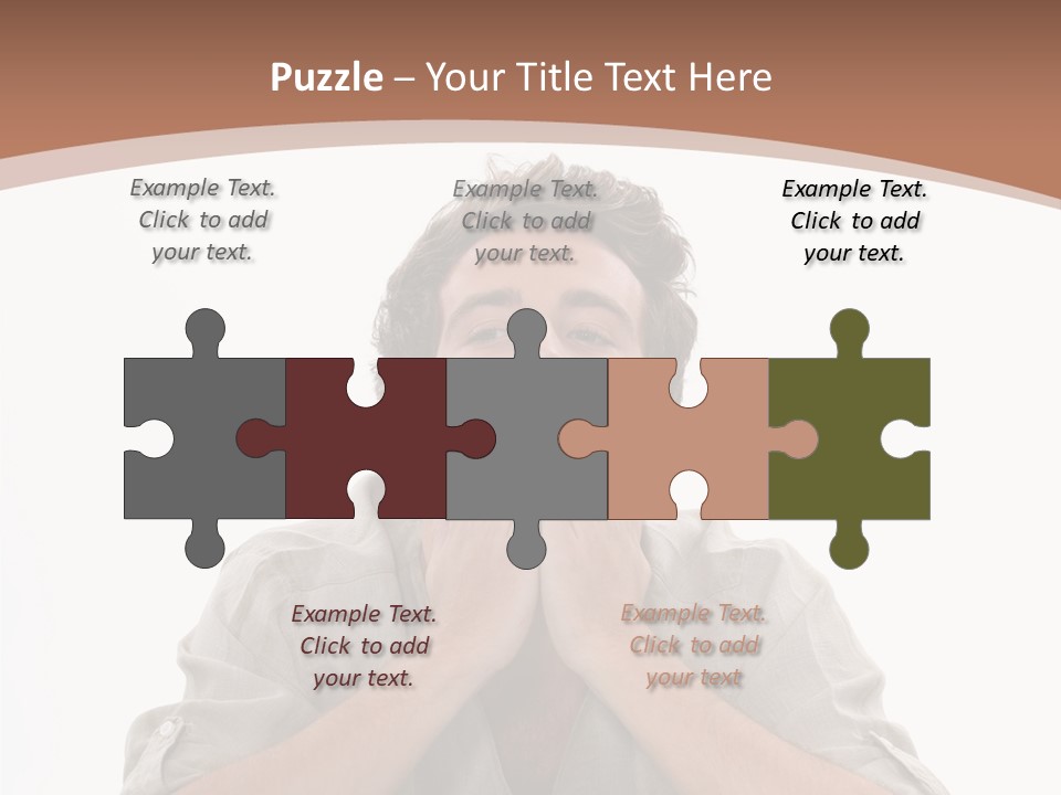 Notebook Phone Exasperated PowerPoint Template