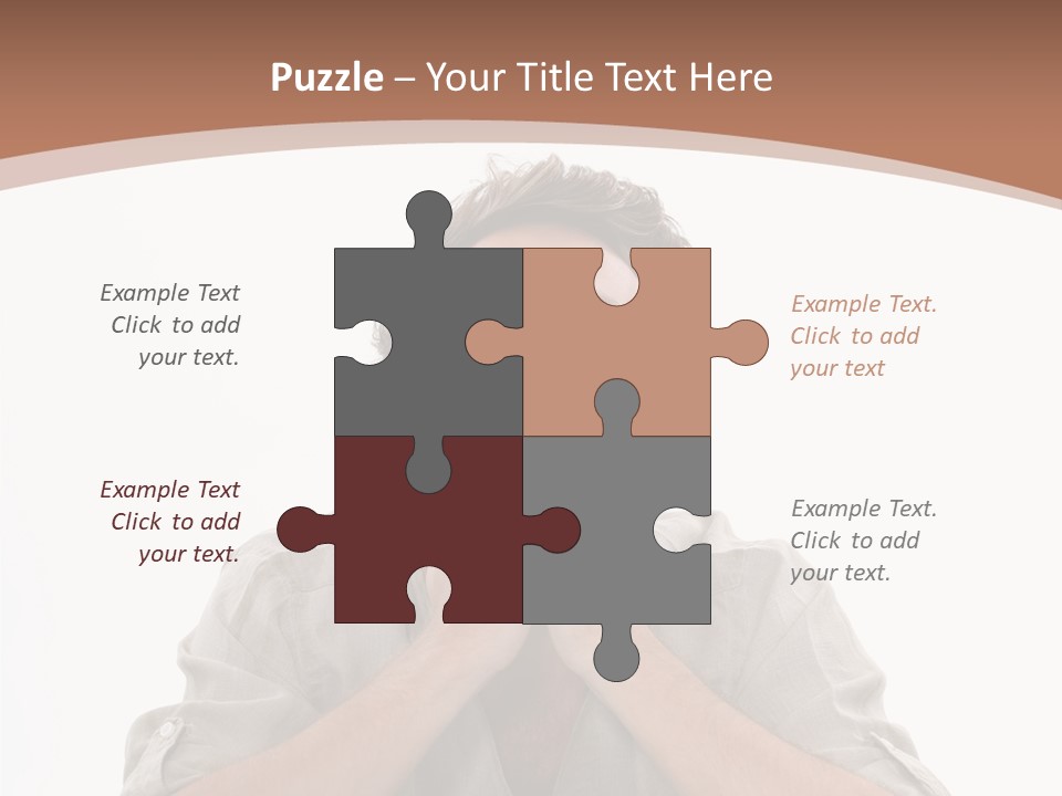 Notebook Phone Exasperated PowerPoint Template