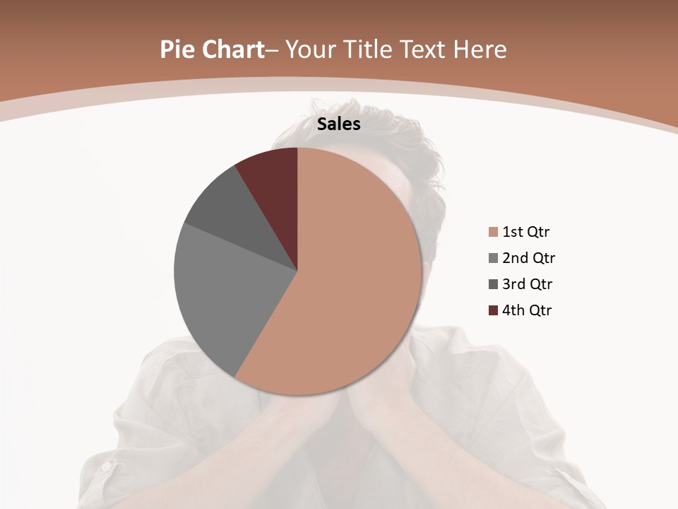 Notebook Phone Exasperated PowerPoint Template