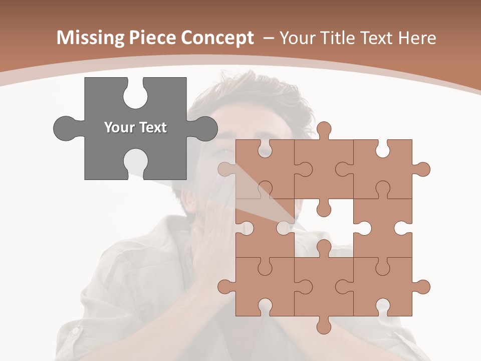 Notebook Phone Exasperated PowerPoint Template