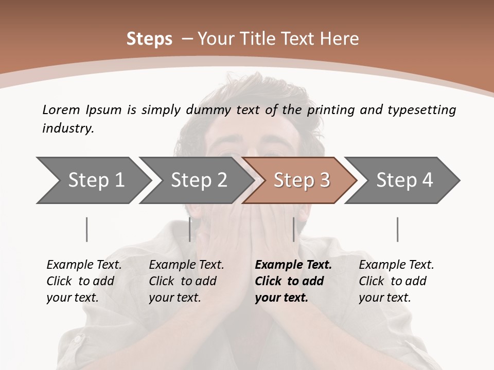Notebook Phone Exasperated PowerPoint Template