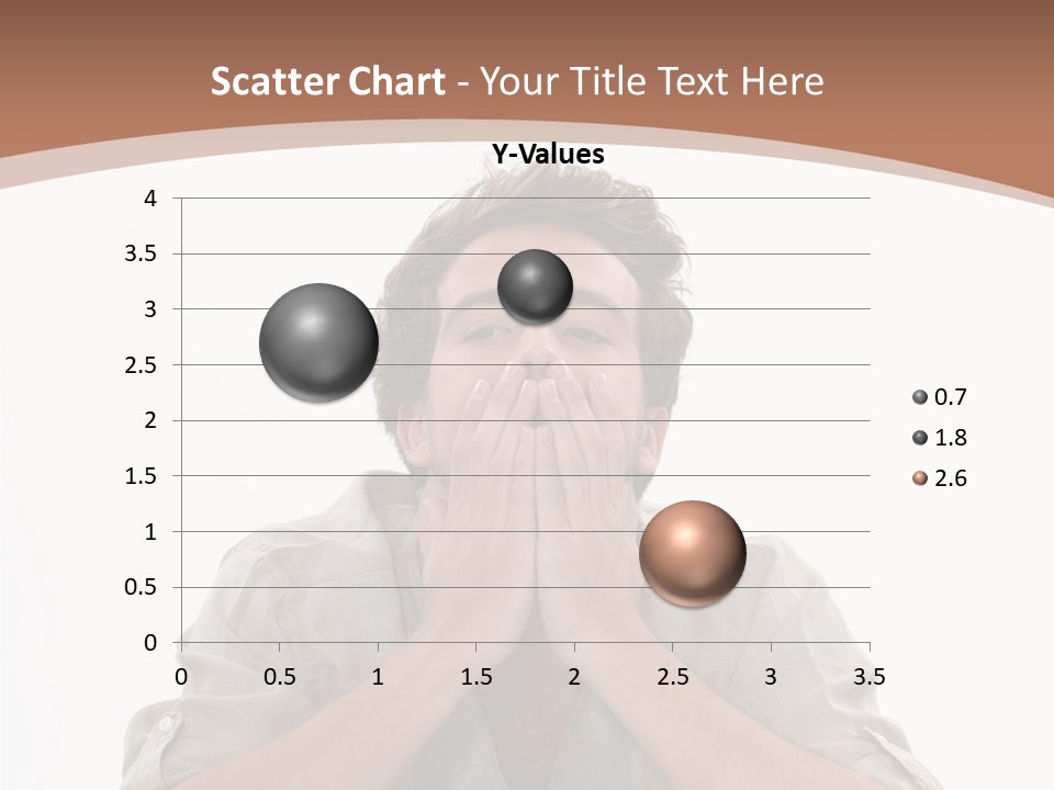 Notebook Phone Exasperated PowerPoint Template
