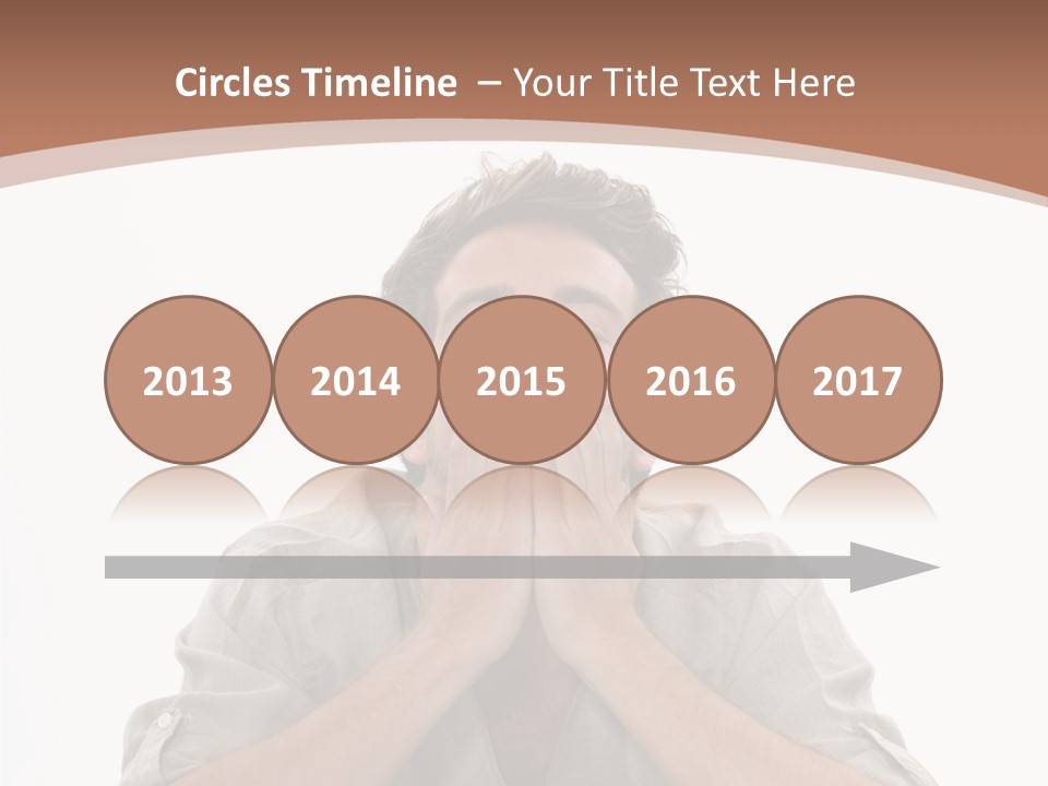 Notebook Phone Exasperated PowerPoint Template