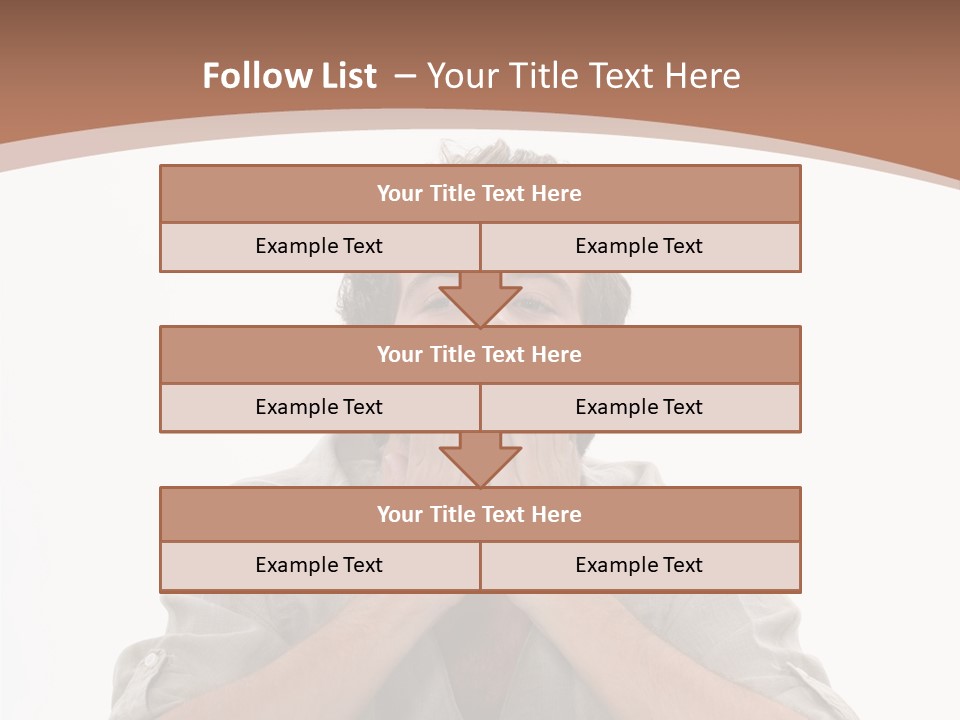 Notebook Phone Exasperated PowerPoint Template
