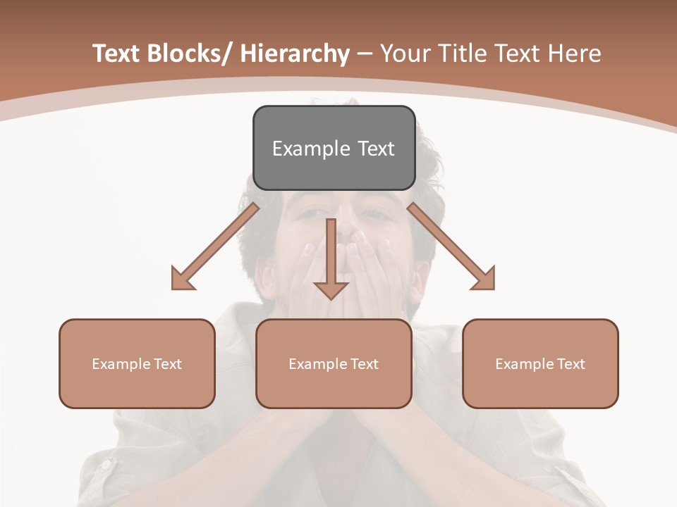 Notebook Phone Exasperated PowerPoint Template