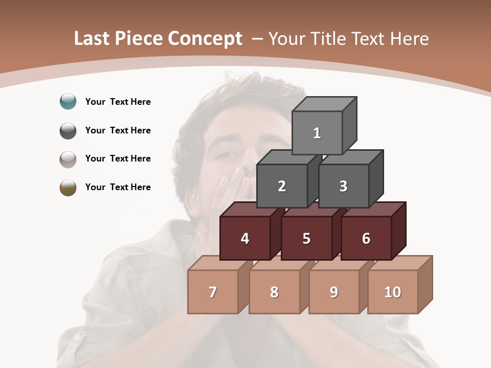 Notebook Phone Exasperated PowerPoint Template