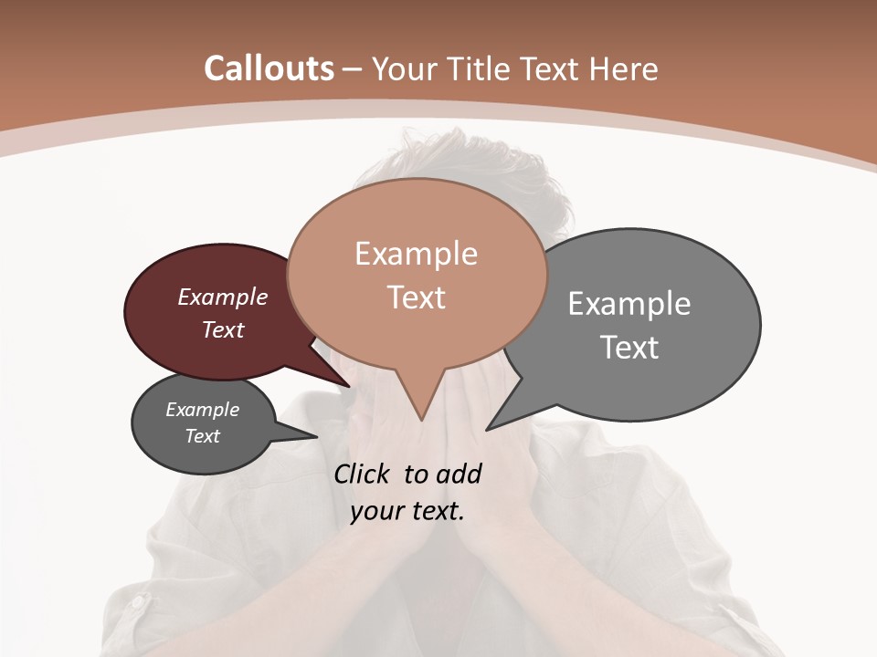 Notebook Phone Exasperated PowerPoint Template